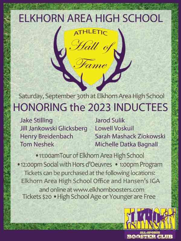 2023 Booster Club Hall of Fame Induction Image