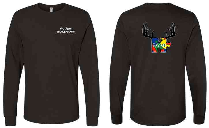 Black Long Sleeve T-Shirt 2XL Image