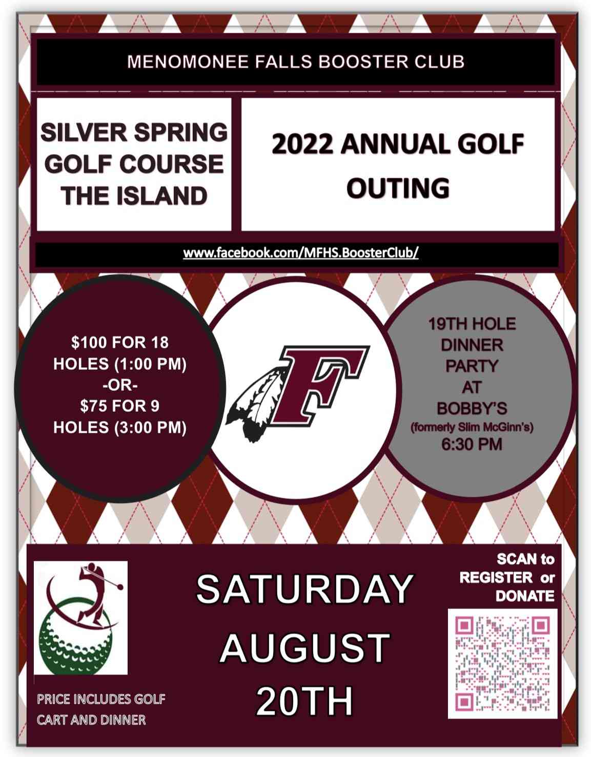 2022 Booster Club Golf Outing Image