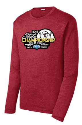 Large 2018 WIAA Final Four- Red Long Sleeved Shirt Image
