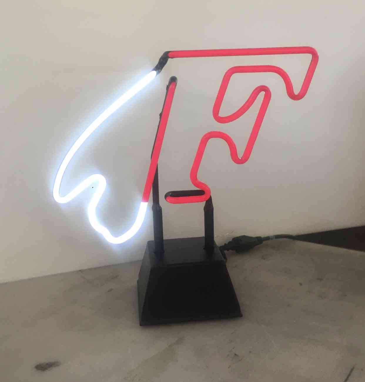 Neon Light with Base Image