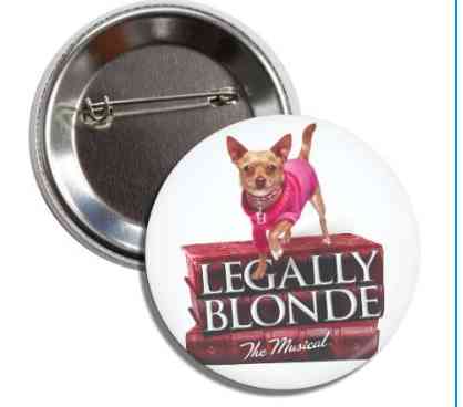 Legally Blonde Logo Button Image