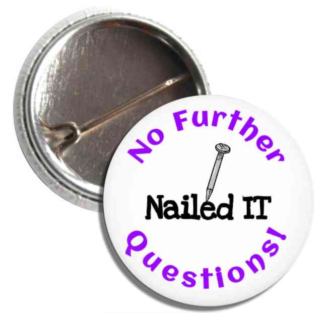 No Further Questions button Image