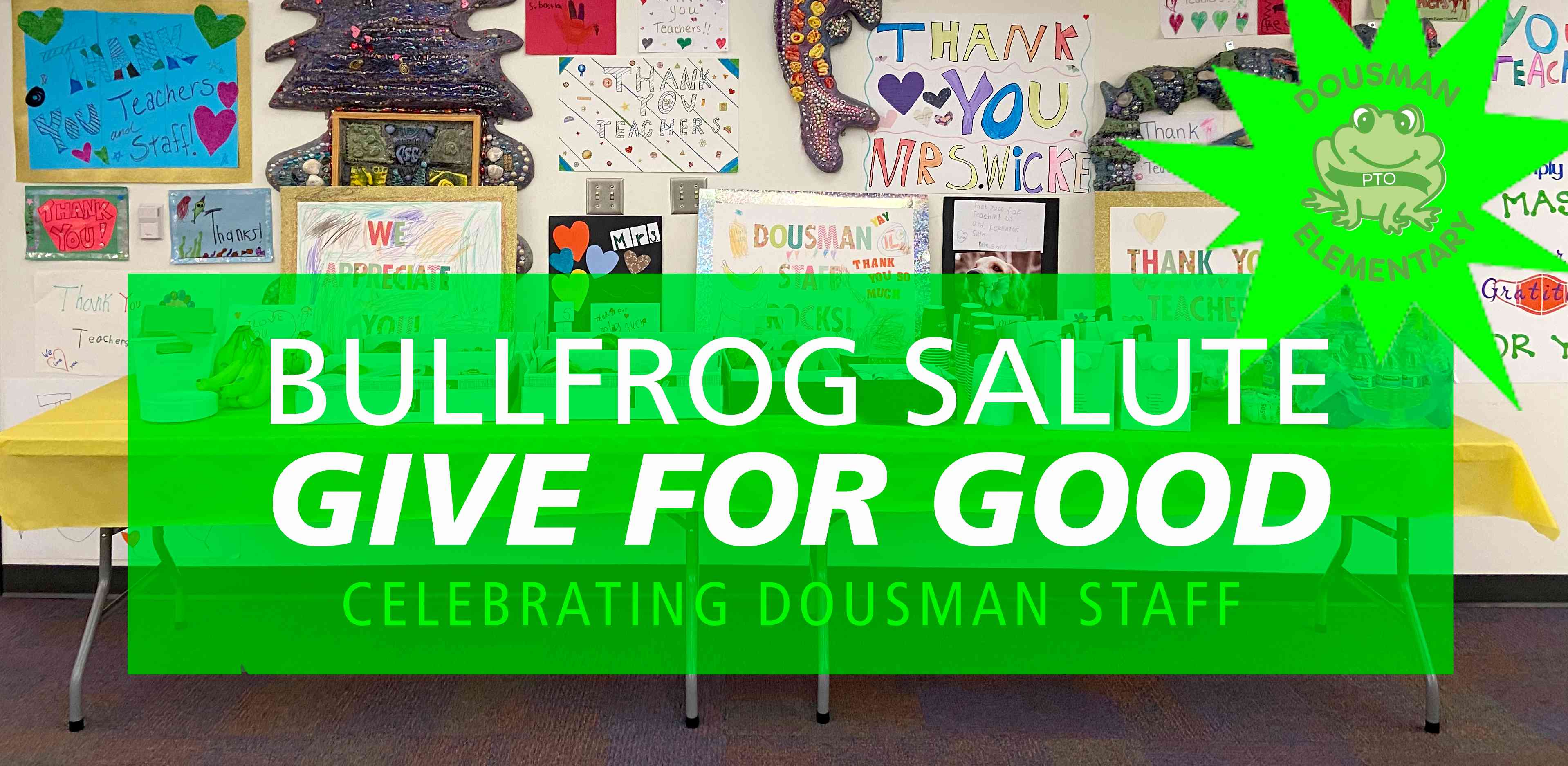 Bullfrog Salute: Give for Good! Image