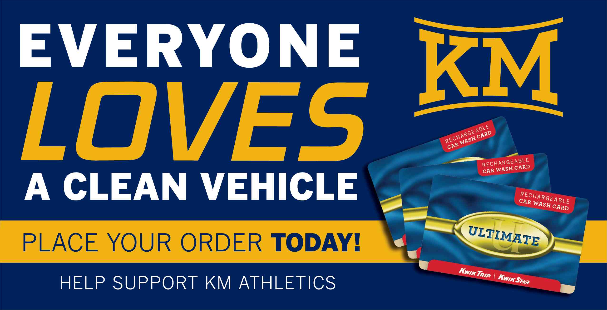 KMHS Athletics Kwik Trip Fundraiser Image