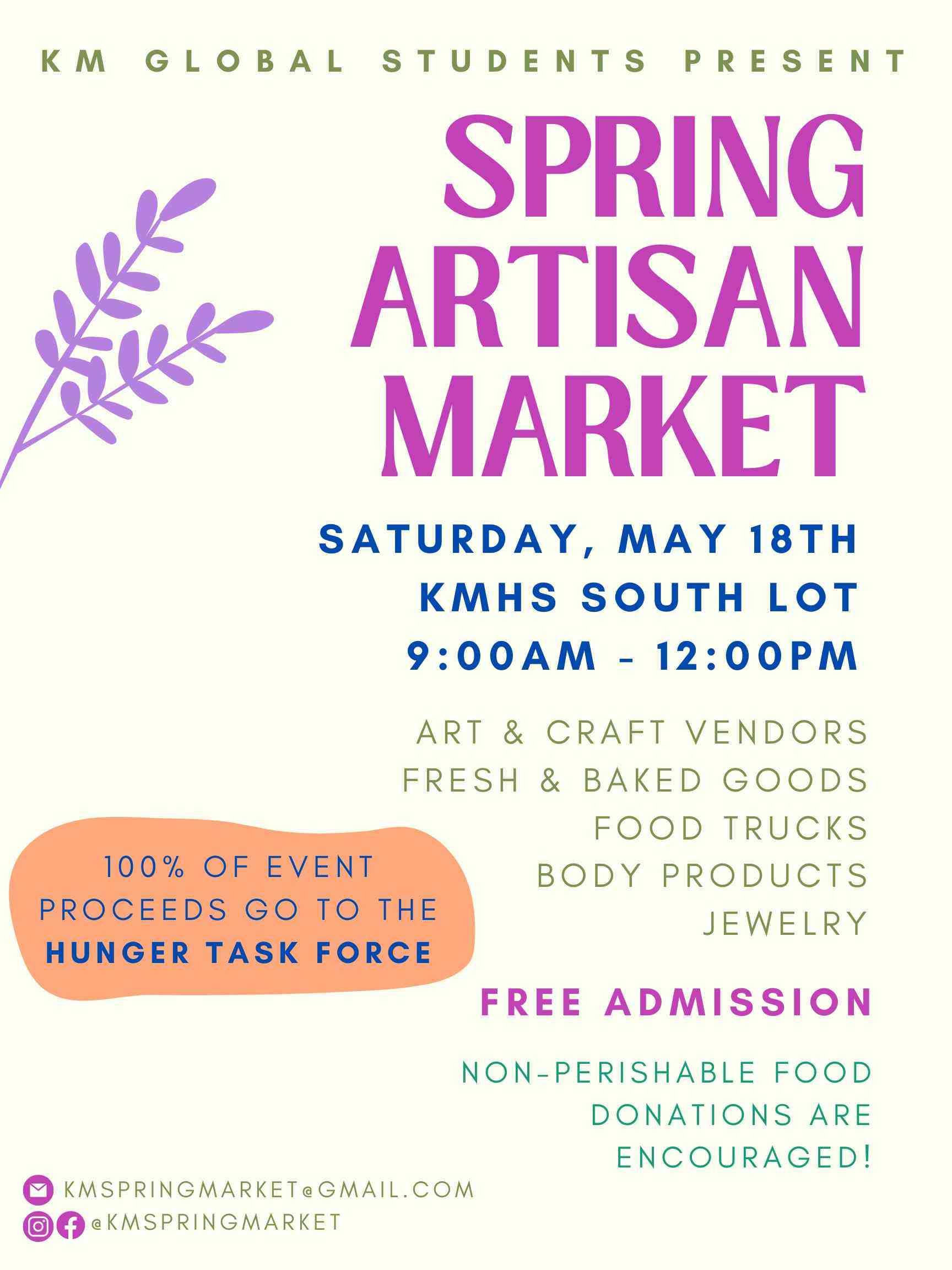 Title: Kettle Moraine Spring Artisan Market Image