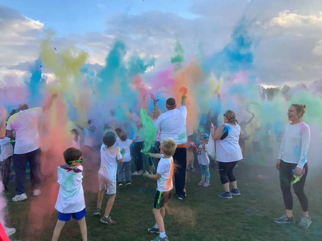 Wales and KM Explore 2023 Color Run Image