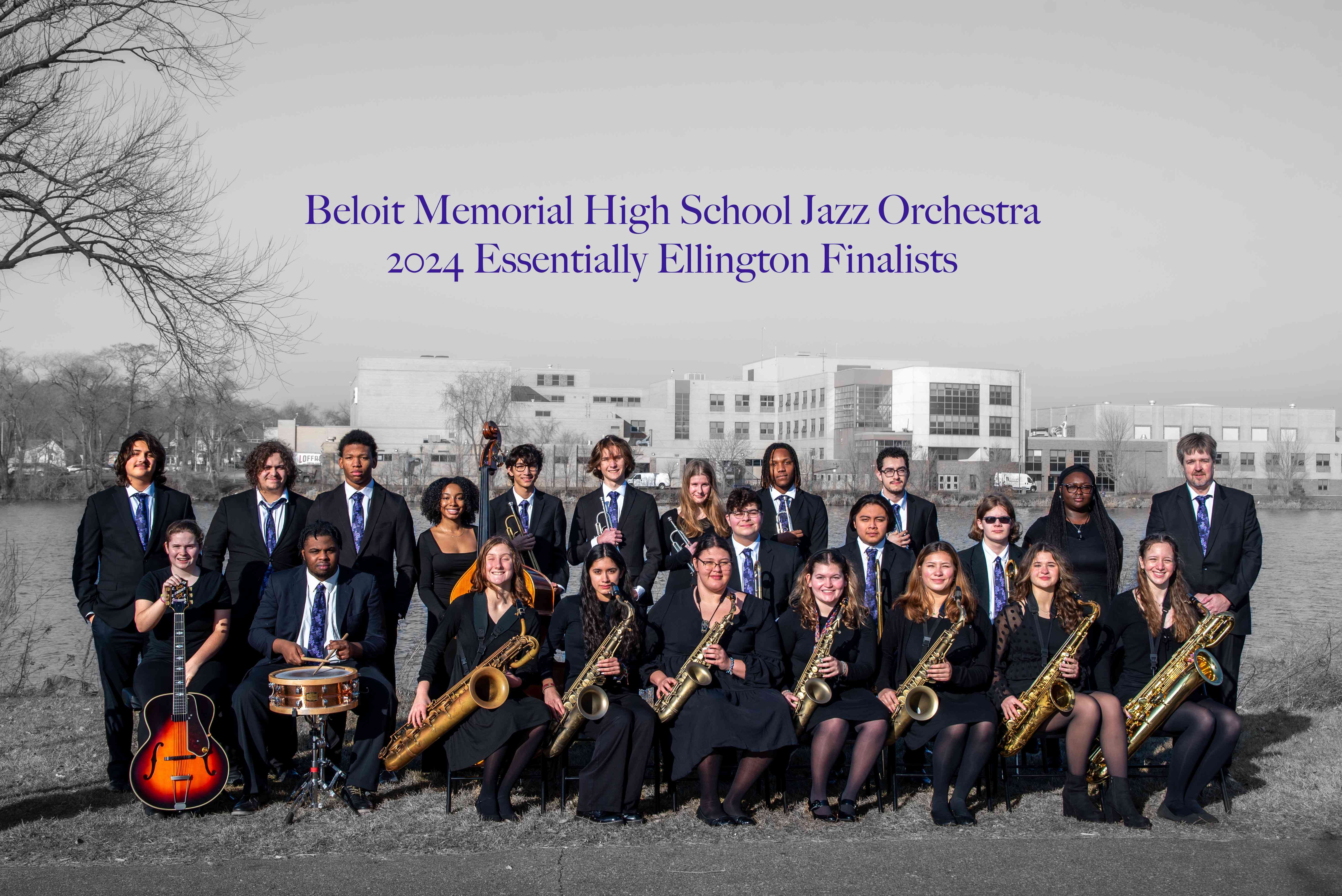 Beloit Memorial Jazz Orchestra is NYC Bound!  Essentially Ellington Finalist 2024 Image