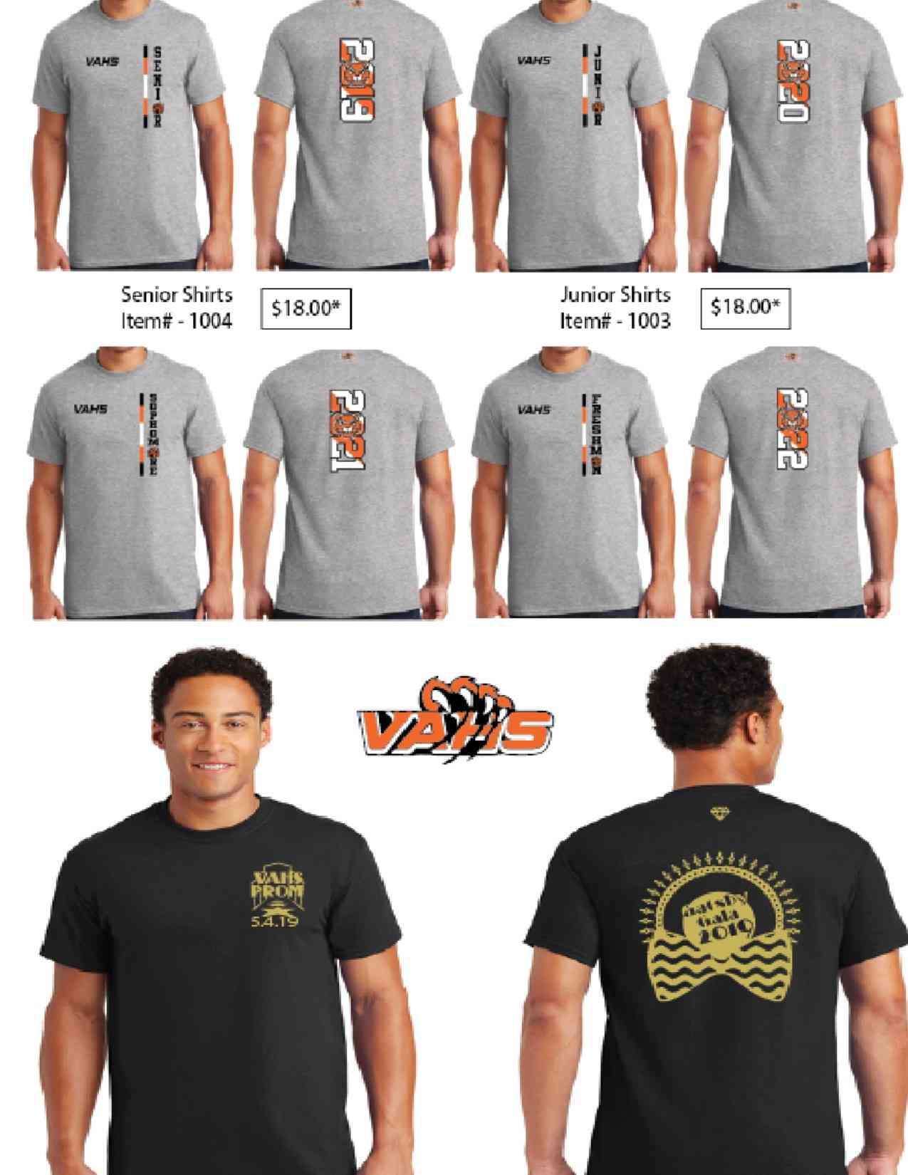 VAHS Class of 2021 T-Shirt Image