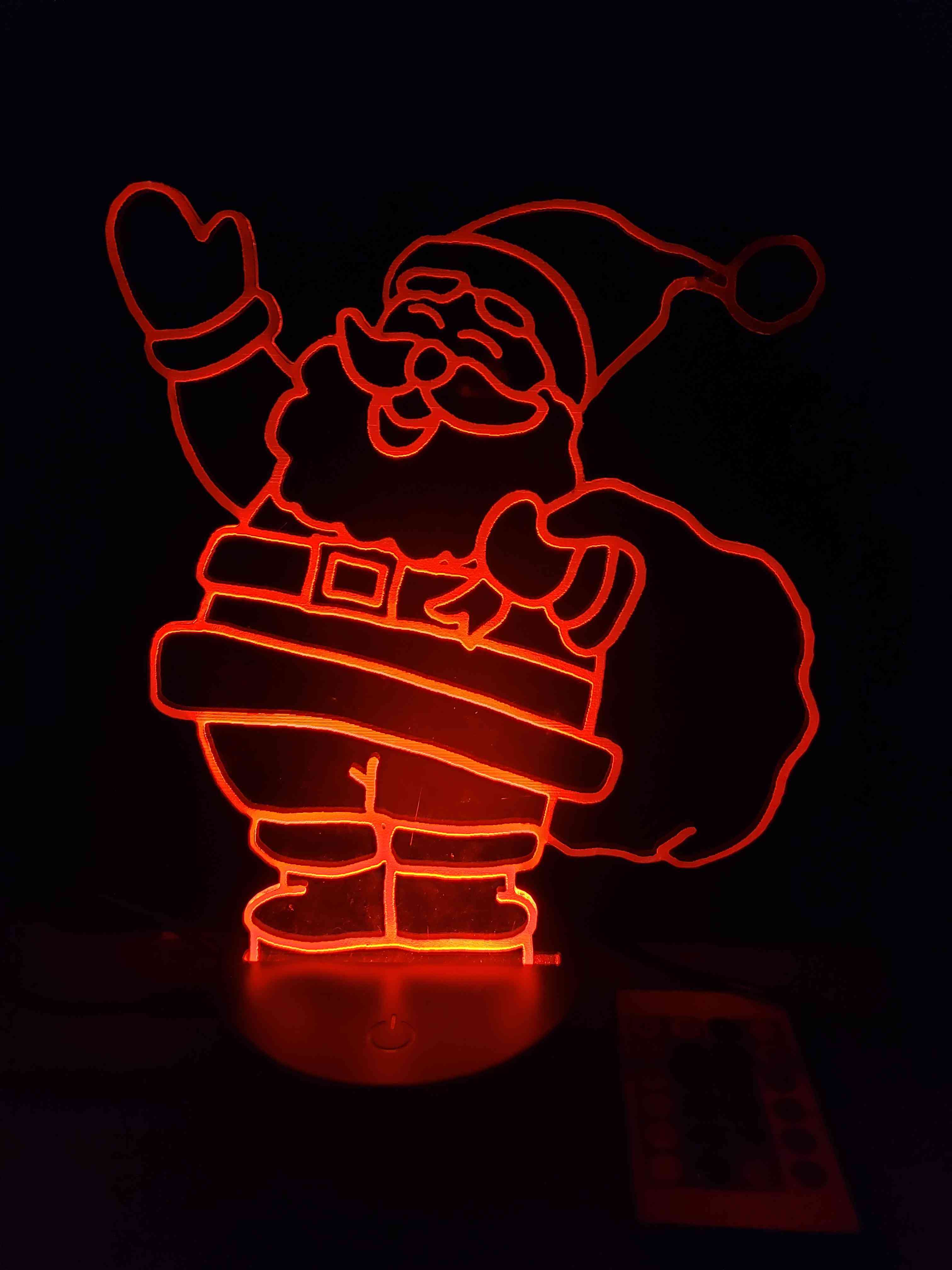 Santa w LED Base 7