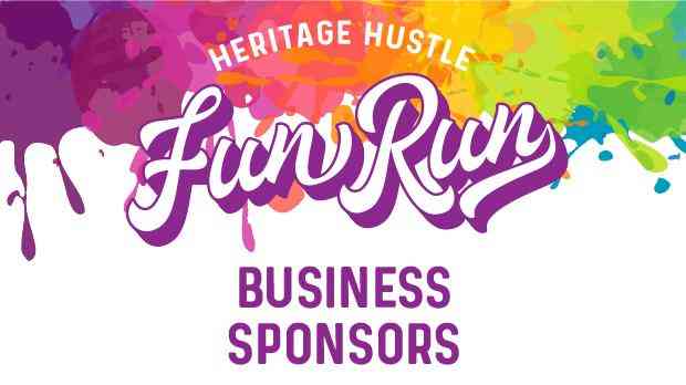 Heritage Hustle Fun Run 22-23 Business Sponsors Image